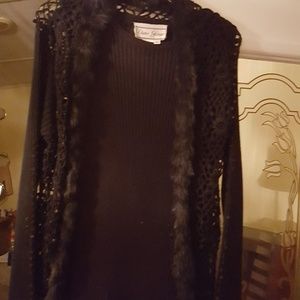 Boutique style sweater with matching top